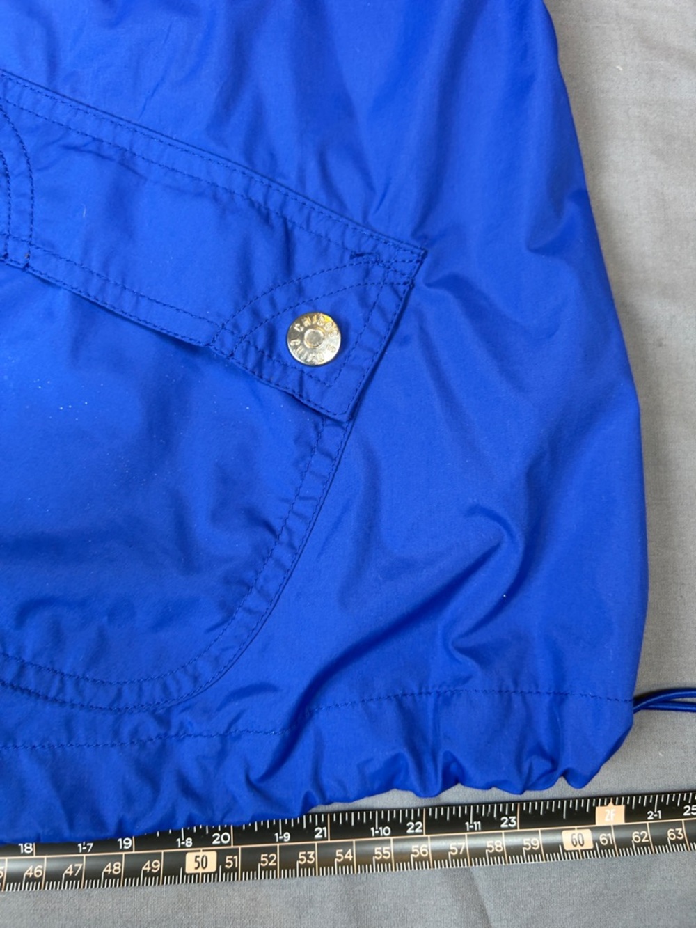 Chicos Royal Blue‎ Hooded Utility Jacket Womens Casual Lightweight Style - Picture 9 of 9